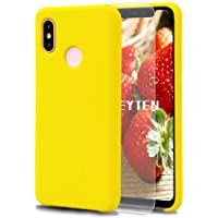 Feyten Funda Xiaomi Mi 8 [Cristal Vidrio Templado]- Slim Líquido de Silicona Gel Carcasa Anti-Rasguño Protectora Caso…